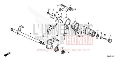 GEARSHIFT DRUM CRF50FD de 2013